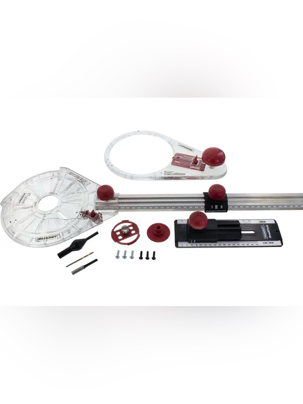 Milescraft 1219 Circle Guide Kit- Precision Router Circle Cutting Jig